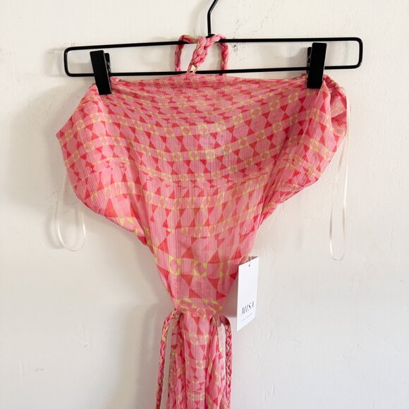 NWT Misa Los Angeles Dalia Cutout Halter Maxi Dress - Picture 3 of 8